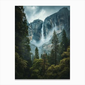 Waterfall Forest (30) Canvas Print