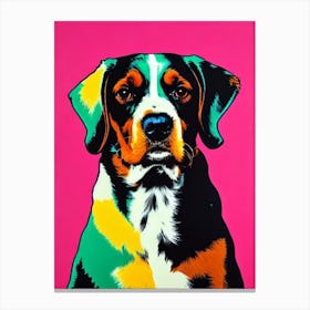 Welsh Springer Spaniel Andy Warhol Style dog Canvas Print