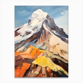 Aconcagua Argentina 3 Mountain Painting Canvas Print