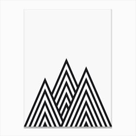 Minimalist mountains 2 1 Canvas Print