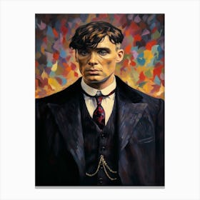 Gangster Art Thomas Shelby Peaky Blinders 5 Canvas Print