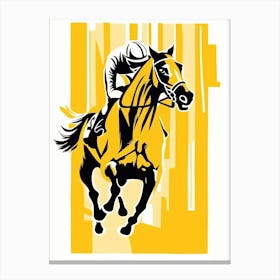 Horse Racing Canvas Print