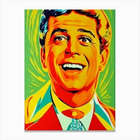 Jerry Lewis Colourful Pop Movies Art Movies Canvas Print