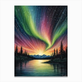 Aurora Borealis 2 Canvas Print