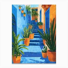 Mediterranean Street Canvas Print