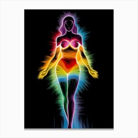 Rainbow Woman 7 Canvas Print