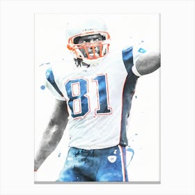 Randy Moss Patriots 1 Canvas Print