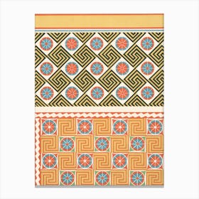 Greek Motifs Canvas Print