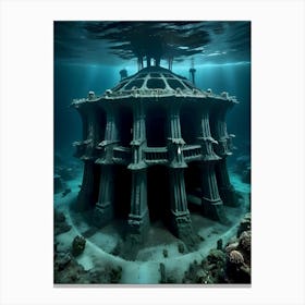 Underwater Palace-Reimagined 3 Canvas Print