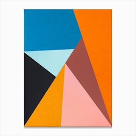 Geometric and colorful 8 Canvas Print