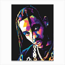 Travis Scott Wpap Canvas Print