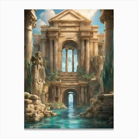 Aphrodite'S Palace Canvas Print