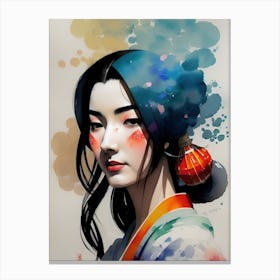 Geisha 107 Canvas Print