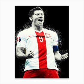 Robert Lewandowski Canvas Print