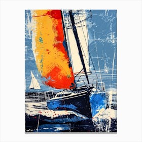 Sailboat 1 sport Canvas Print