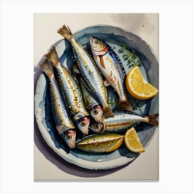 Sardines 3 Canvas Print