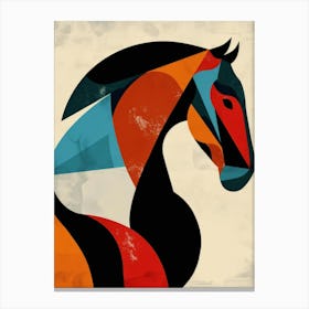 Abstract Horse Head 1 Canvas Print