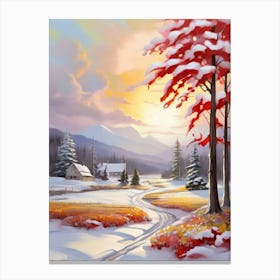 Winter Landscape 19 Canvas Print