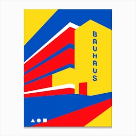 BAUHAUS BUILDING YBR Canvas Print