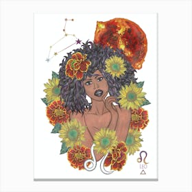 Leo Goddess Canvas Print