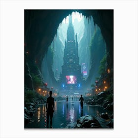 Futuristic City 3 Canvas Print