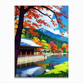 Autumn In Kyoto 1 Canvas Print