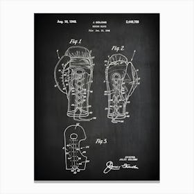 Boxing Glove Poster Boxing Blueprint Boxing Glove Patent Boxing Decor Boxing Wall Art Historic Boxing Patentprint Sb7581 Canvas Print