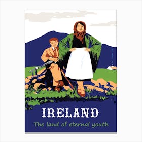 Ireland, Land Of Eternal Youth Canvas Print