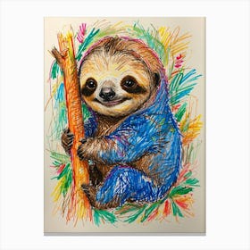 Sloth Canvas Print