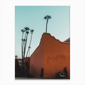 Streets Of Marrakech by moonlight | Travel photography Canvas Print