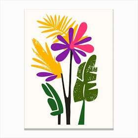 Tropical Flowers 7 Canvas Print