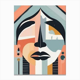 Face Of A Woman Canvas Print