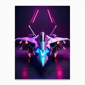 Futuristic Fighter Jet Canvas Print