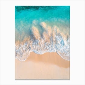 Aerial View Of A Beach 91 Canvas Print