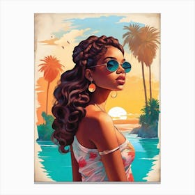 Cali Vibe Art Print Canvas Print