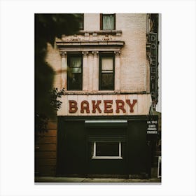 Bakery in Chelsea Canvas Print