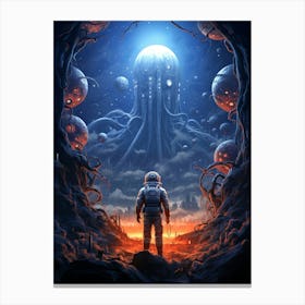 Space Aliens Canvas Print