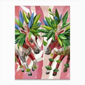 Donkeys Canvas Print
