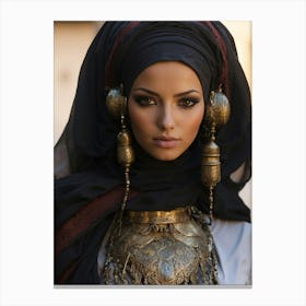 Beautiful Arabic Woman Canvas Print