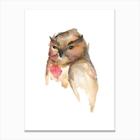 Serendipity Owl  Canvas Print