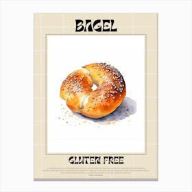 Gluten Free Bagel 4 Canvas Print