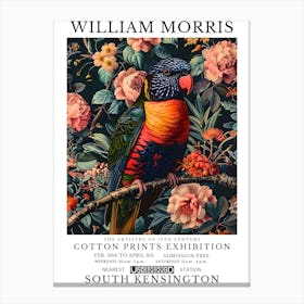 William Morris Exhibitions Birds Series 78 Canvas Print