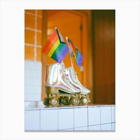 Pride Skate on Film Canvas Print