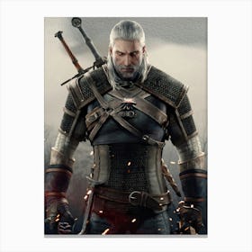 Witcher warrior Stampe su tela