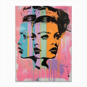 'Two Women' 6 Canvas Print