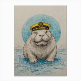 Sailor Seal 1 Canvas Print