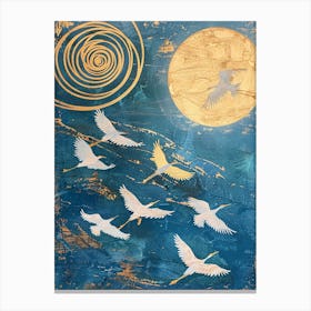 Birds In Flight Canvas Print