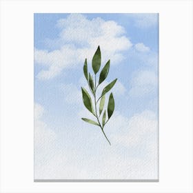 Leaf In The Sky 1 Canvas Print