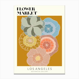 Los Angeles Flower Market Canvas Print