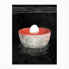 Bowl Of Eggs Canvas Print